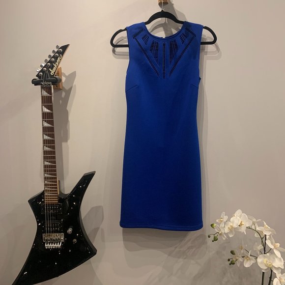 GUESS Cobalt Blue Dress - Size S - NWOT - Picture 3 of 6